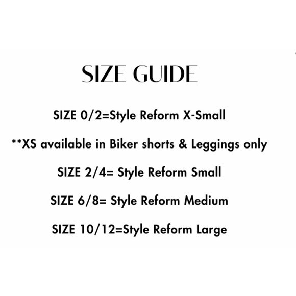 Style Reform Black White Crop Leggings Medium - Picture 2 of 7